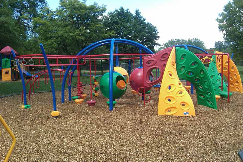 Example of a creatively designed playground