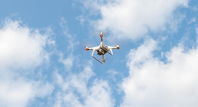 Drone in flight