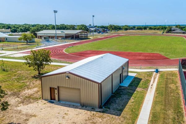 Hondo ISD track wide shot