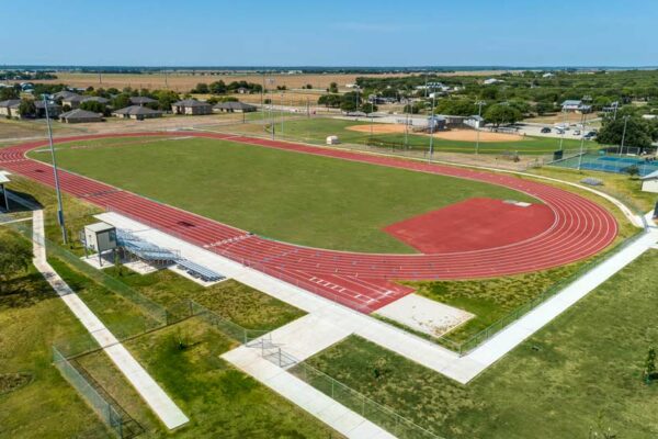 Hondo ISD track wide shot