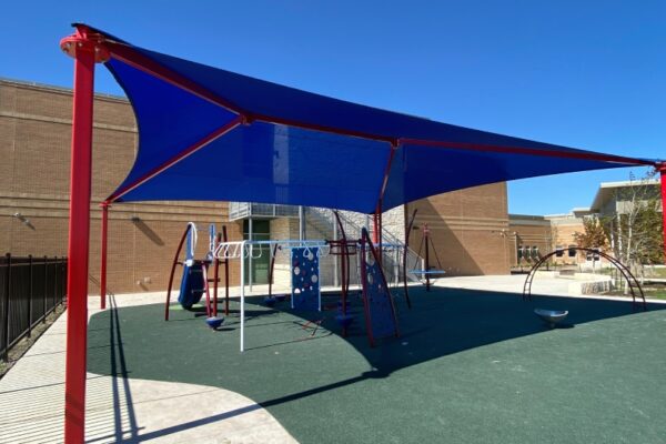 Jessica Carpenter Elementary playscape wide shot