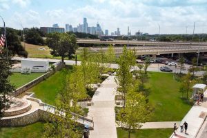 Veterans Park areal view