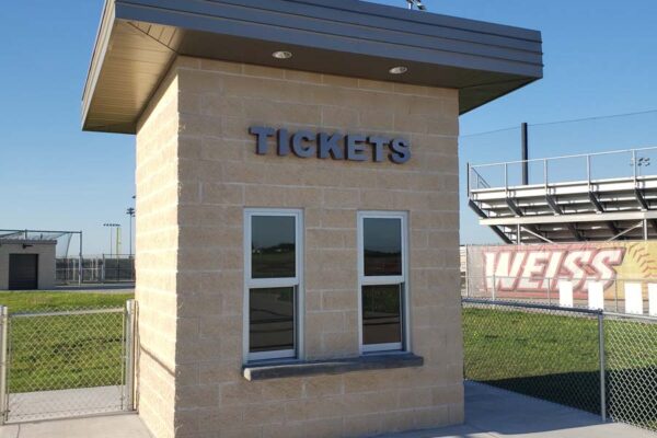 Plfugerville ISD—Weiss Ticket Booth